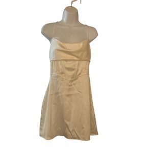 ZARA SILK MINI DRESS